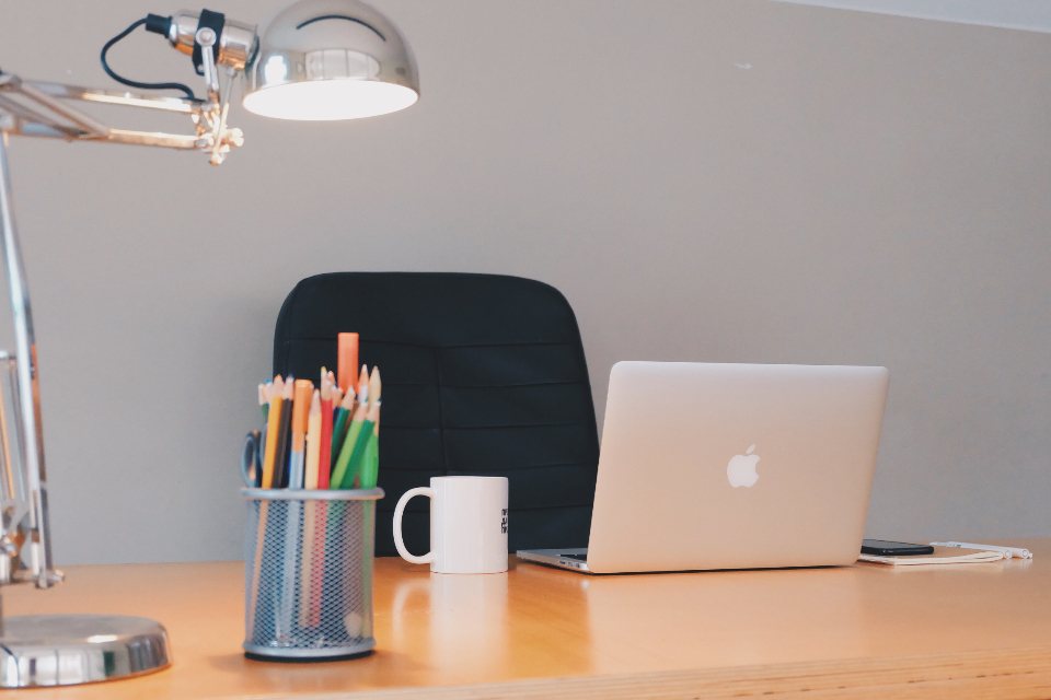 A modern civilian workspace.